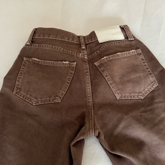 Moussy Vintage Brown Straight Jeans - Picture 4 of 4